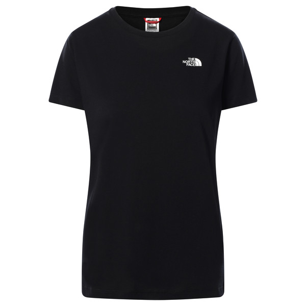 The North Face W S/S SIMPLE DOME TEE Naiset T-paita TNF BLACK