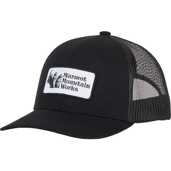 Marmot Retro Trucker Hat – Black/black – Unisex – OneSize – Partioaitta