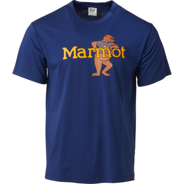 Marmot Leaning Marty Tee Ss – Twilight Blue – Miehet – M – Partioaitta