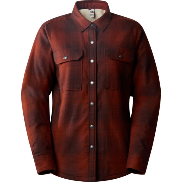 The North Face W CAMPSHIRE SHIRT Naiset BRANDY BROWN M HRZN PLD