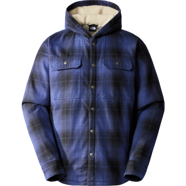 The North Face M Hooded Campshire Shirt – Tnf Black M Horizon Pld – Miehet – L – Partioaitta