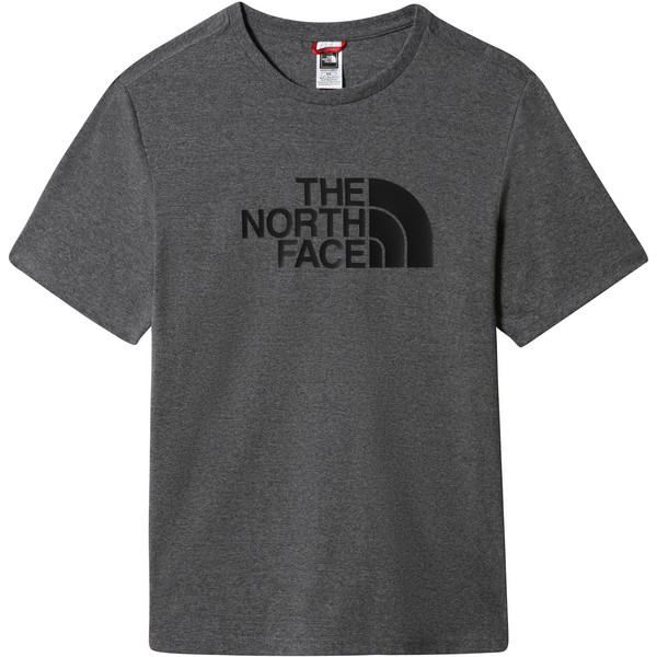 The North Face M S/S EASY TEE Miehet T-paita TNF MEDIUM GREY HEATHER
