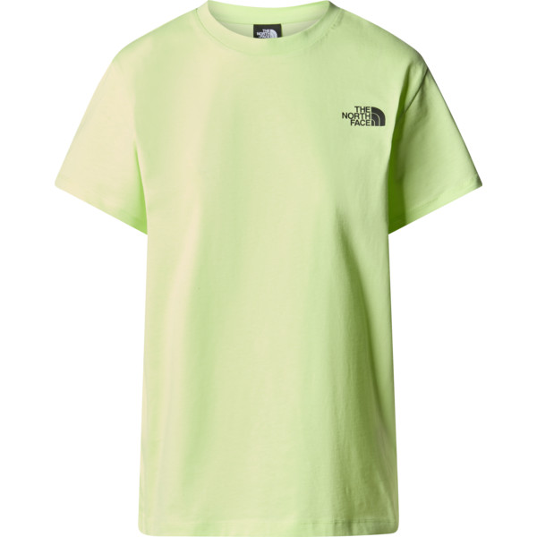 The North Face W S/S RELAXED REDBOX TEE Naiset T-paita ASTRO LIME