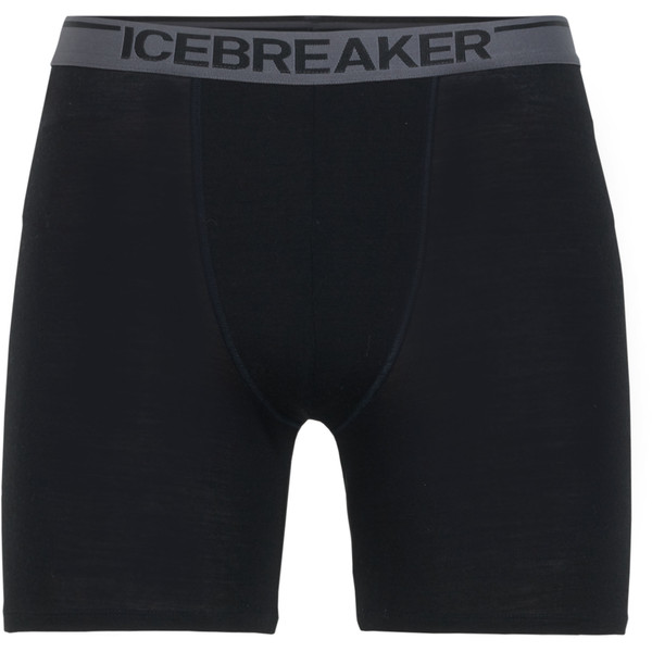 Icebreaker M MERINO ANATOMICA LONG BOXERS Miehet Tekninen alusasu BLACK