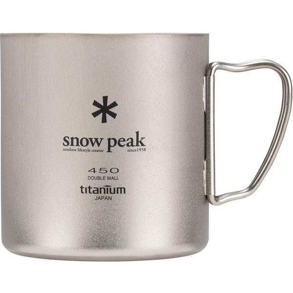 Snow Peak Titanium Double Wall 450 Mug – Nocolor – OneSize – Partioaitta
