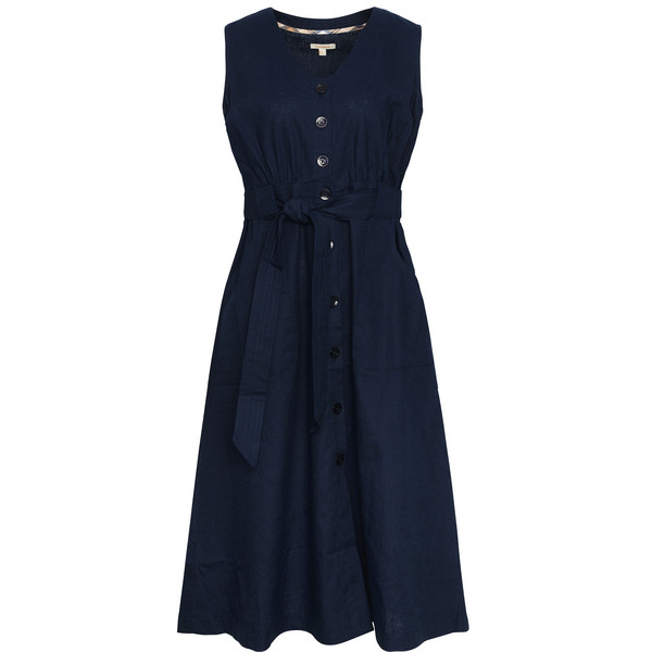 Barbour Rutherglen Midi Dress – Navy – Naiset – 12 – Partioaitta