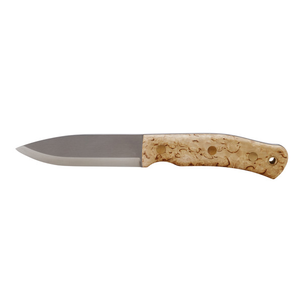 Casström NO.10 SWEDISH FOREST KNIFE, CURLY BIRCH, SLEIPNER Selviytymispuukko NoColor