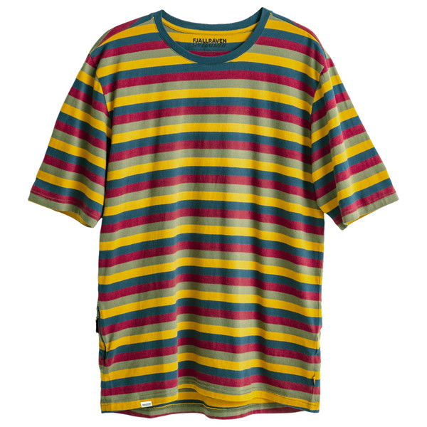 Fjällräven S/f Cotton Striped T-shirt M – Flag Stripe – Miehet – XL – Partioaitta