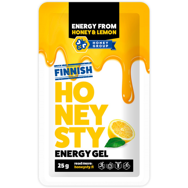 Honeysty ENERGY GEL LEMON 25G Energiajuoma NoColor