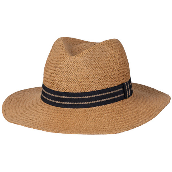 Salon Lakkitehdas Straw Hat Fedora – Brown – Unisex – 57 – Partioaitta