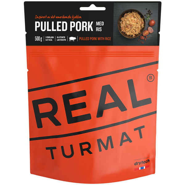 REAL TURMAT PULLED PORK WITH RICE Retkiruoka NoColor