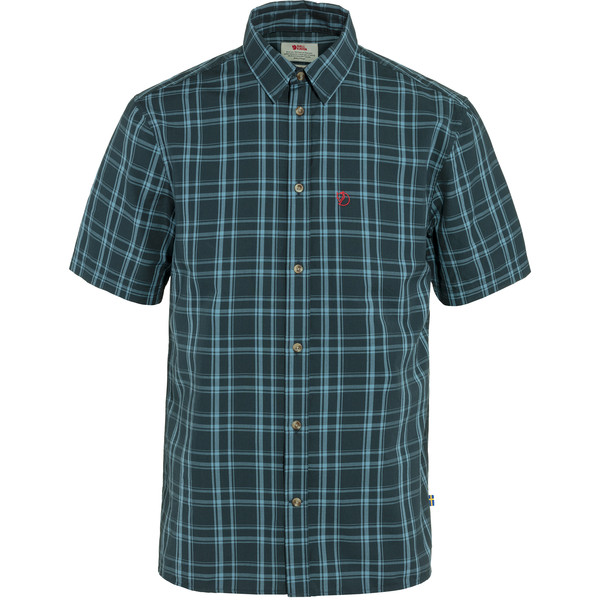 Fjällräven Övik Lite Shirt Ss M – Dark Navy-dawn Blue – Miehet – XL – Partioaitta