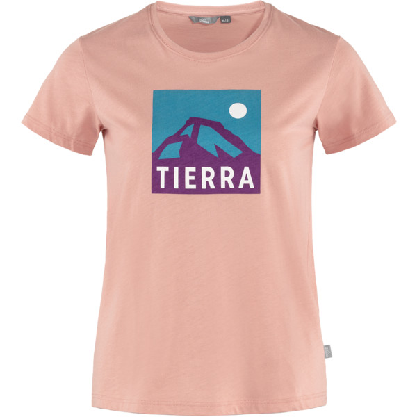 Tierra ORGANIC COTTON TEE W Naiset T-paita MISTY ROSE (MOUNTAIN BOX)
