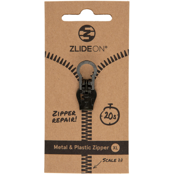 Zlideon METAL &  PLASTIC ZIPPER  XL Korjaussetti BLACK