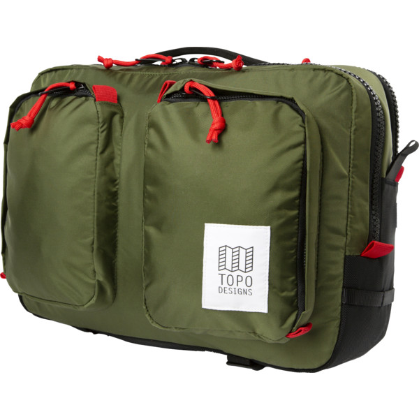 Topo Designs Global Briefcase – Olive – Unisex – OneSize – Partioaitta