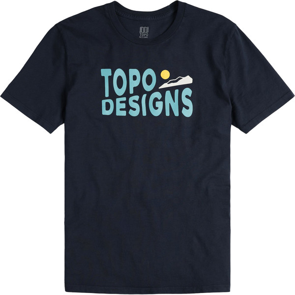 Topo Designs SUNRISE TEE M Miehet T-paita NAVY