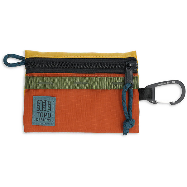 Topo Designs Accessory Bag Micro Mountain – Mustard/clay – Unisex – OneSize – Partioaitta