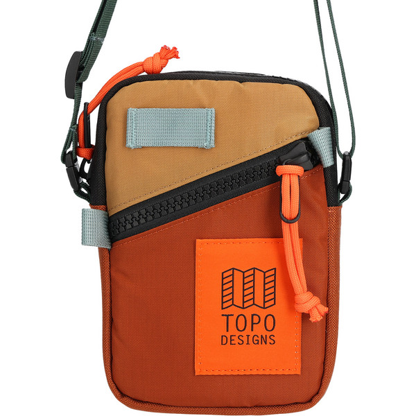 Topo Designs MINI SHOULDER BAG Unisex Olkalaukku CLAY/KHAKI