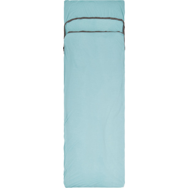 Sea to Summit Comfort Blend Sleeping Bag Liner – Rectangular W/ Pillow Sle – Aqua Sea Blue – Unisex – OneSize – Partioaitta