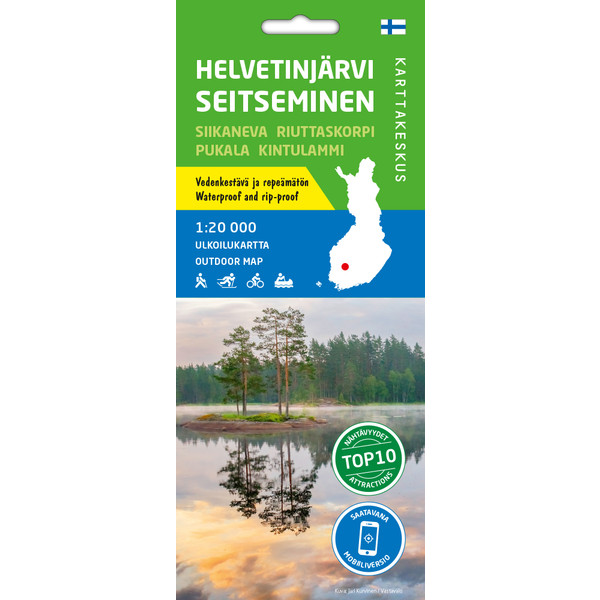 Karttakeskus HELVETINJÄRVI SEITSEMINEN - | Partioaitta