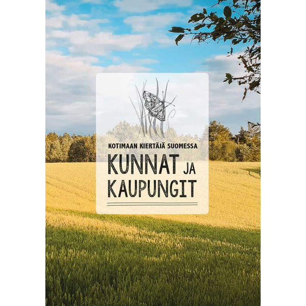 Kirja KOTIMAAN KIERTÄJÄ SUOMESSA - KUNNAT JA KAUPUNGIT Muistivihko NoColor