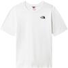 The North Face W RELAXED SIMPLE DOME Naiset T-paita TNF WHITE - TNF WHITE
