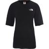 The North Face W RELAXED SIMPLE DOME Naiset T-paita TNF BLACK - TNF BLACK