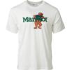 Marmot LEANING MARTY TEE SS Miehet T-paita WHITE/CLOVER - WHITE/CLOVER
