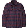  M' S L/S ORGANIC COTTON MW FJORD FLANNEL SHIRT Miehet - CONNECTED LINES: SEQUOIA RED