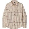  W' S L/S ORGANIC COTTON MW FJORD FLANNEL SHIRT Naiset - WOODLAND: NATURAL