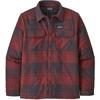  M' S INSULATED ORGANIC COTTON MW FJORD FLANNEL SHIRT Miehet - LIVE OAK: SEQUOIA RED
