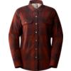The North Face W CAMPSHIRE SHIRT Naiset BRANDY BROWN M HRZN PLD - BRANDY BROWN M HRZN PLD
