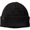 Patagonia BRODEO BEANIE Unisex Villapipo FITZ ROY TROUT PATCH: ASH TAN - BLACK