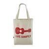  MARKET TOTE Unisex - Ostoskassi - LIVE SIMPLY GUITAR: BLEACHED S