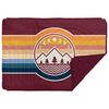 Voited RIPSTOP BLANKET Peitto RAINBOW - CAMP VIBES BERRY