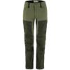  KEB TROUSERS CURVED W Naiset - Vaellushousut - DEEP FOREST-LAUREL GREEN