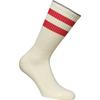  MERINO CASUAL STRIPES 1-PACK Unisex - NATURALE/RED/GREY