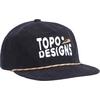 Topo Designs CORDUROY TRUCKER HAT - SUNRISE Unisex Lippalakki BLACK - BLACK